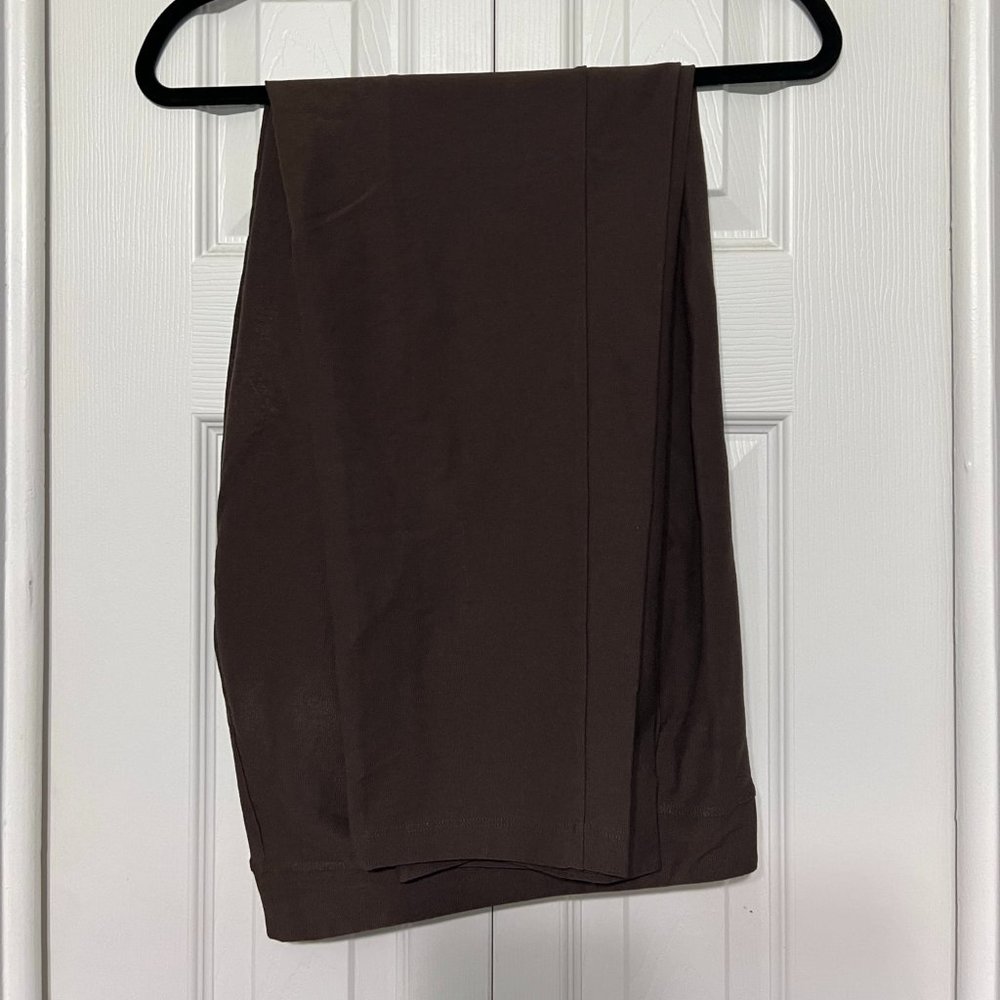 Eileen Fisher Skinny Ankle pant size XL Espresso Brown